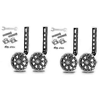 Kids Bike Training Wheel Stand Kit for 12/14/16/18/20 Inch Kids Bikes Black-SNNGV