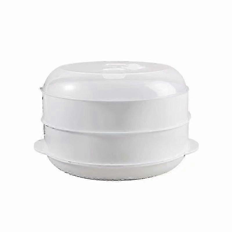 Kitchen Household Large Double-layer Microwave Steamer