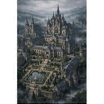 Misty Valley Castle Immersive Stress-Relieving Puzzle SX-348