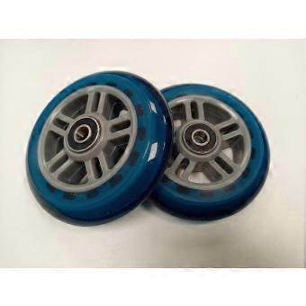 A Series 98mm Blue Wheels with Bearings (Pair)