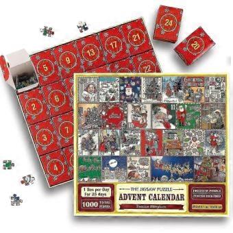 Advent Calendar 2023 Christmas Coming Calendar Jigsaw 1000 Pieces-yujia