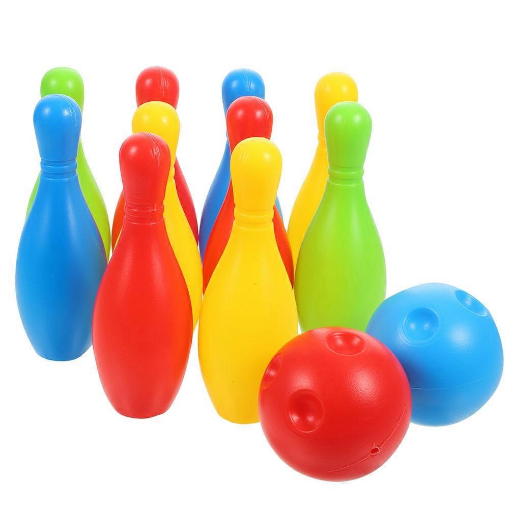 Mini Bowling Toy Educational Game for Playing Assorted Color
