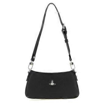 Vivienne Westwood Black Polyethylene Shoulder Bag