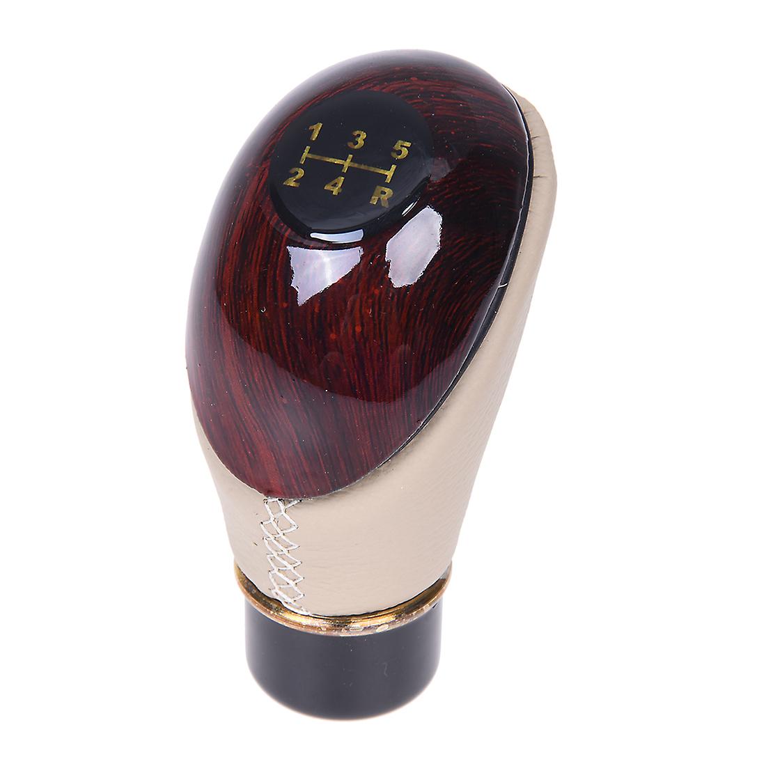 Universal Wood Grain Leather Shift Knob for Car-Truck-Hotrod Manual Trans