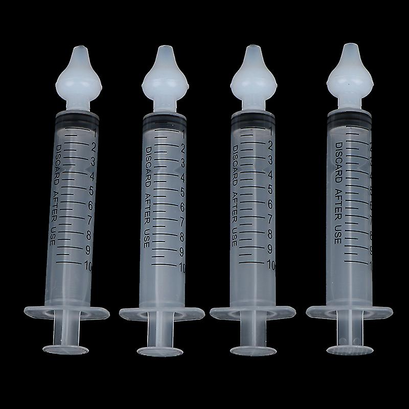 4pcs 10ml Baby Care Nose Clean Needle Tube Infant Nasal Cleaner Nasal Washer