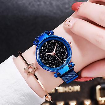 Starry Sky Watch Female Milan Magnet Strap Diamond Ladies Watch