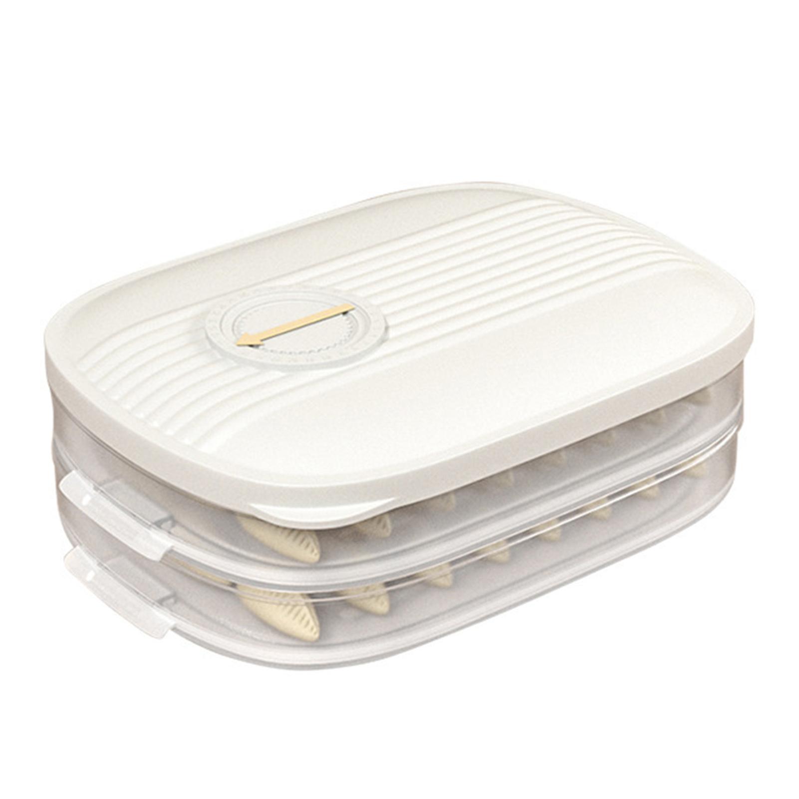 Dumpling Freezer Storage Trays Large Capacity Stacking Storage Tray For Home Kitchen Refrigerator