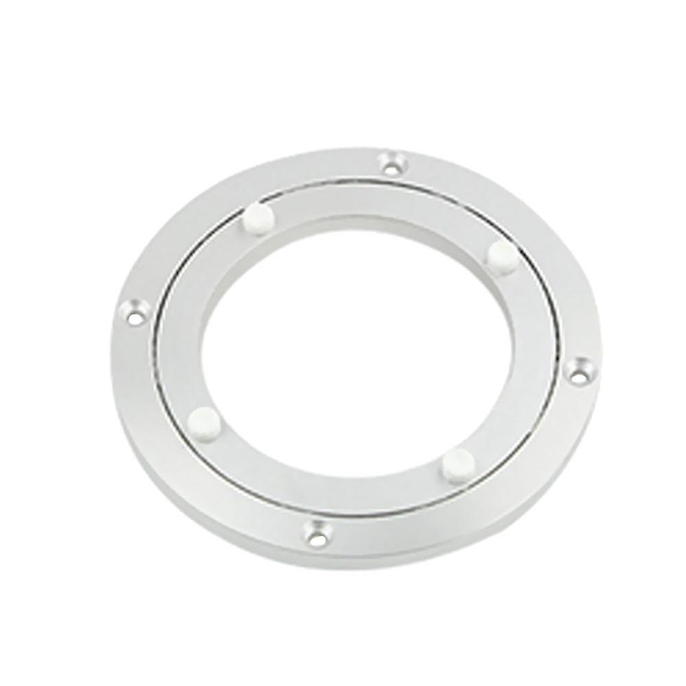 5.5 Inch White Silver Round Aluminum Alloy Rotary Support Table