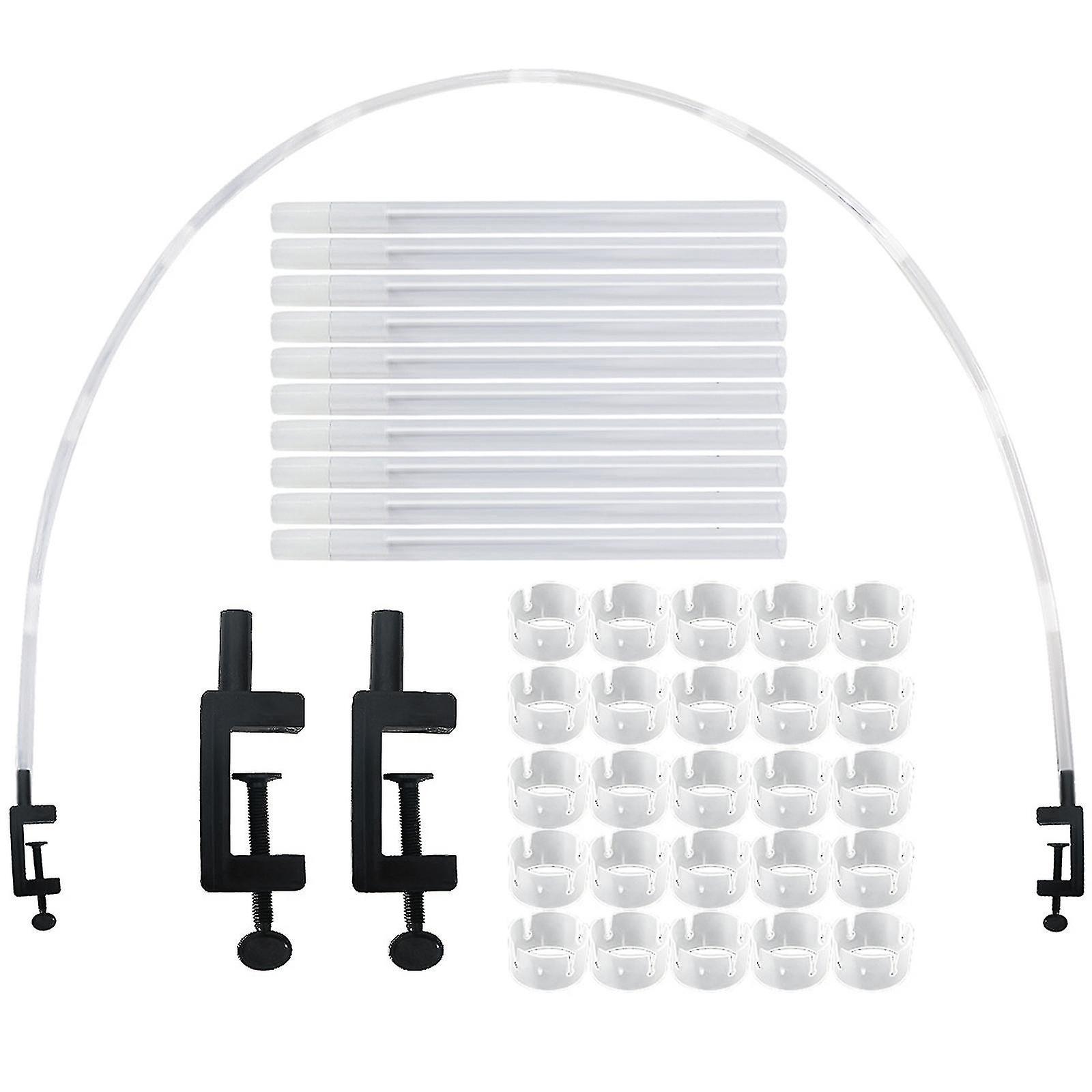 Table Balloon Arch Kit 10-section Adjustable Balloon Display Column Stand with Base Reusable Backdrop Party Supplies