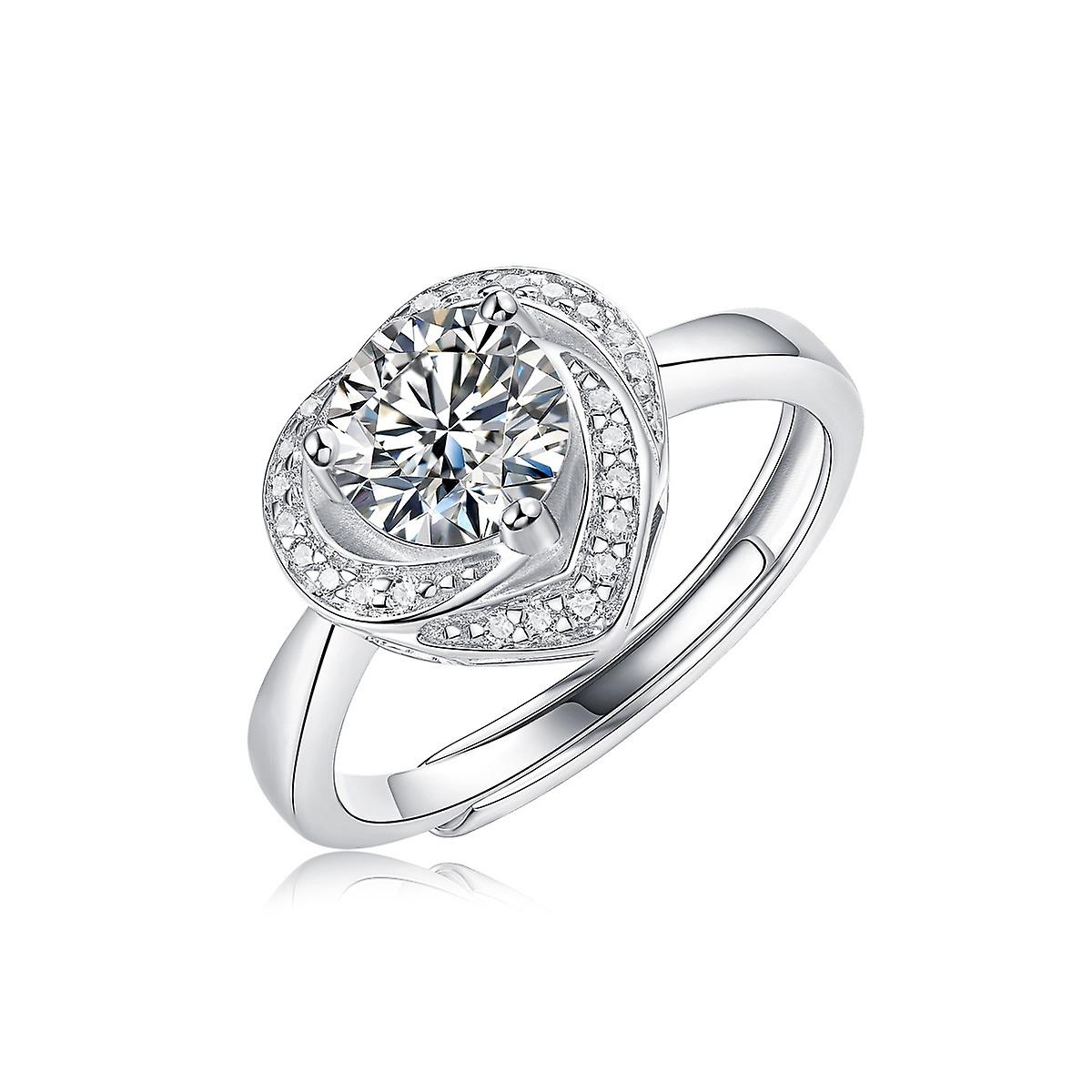 S925 Moissanite Sieraden Vinger Ring