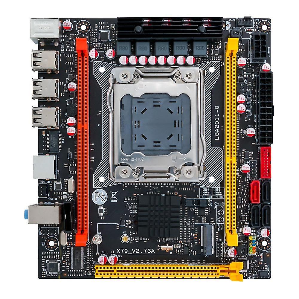 X79-s Desktop Computer Motherboard Lga2011 Ddr3x2 Ecc Memory Slot 6xusb 2.0 Pcie X16 Sata Motherboa