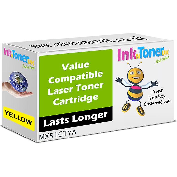 Compatible Sharp Mx51gtya Yellow Toner Cartridge (mx51gtya)