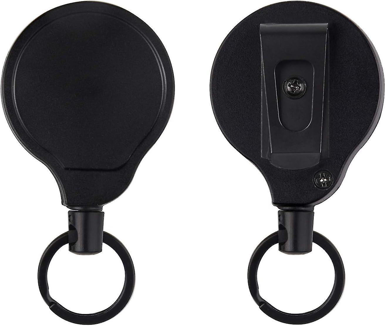 2 Pcs. Retractable Keychain, 65 Cm Key Ring