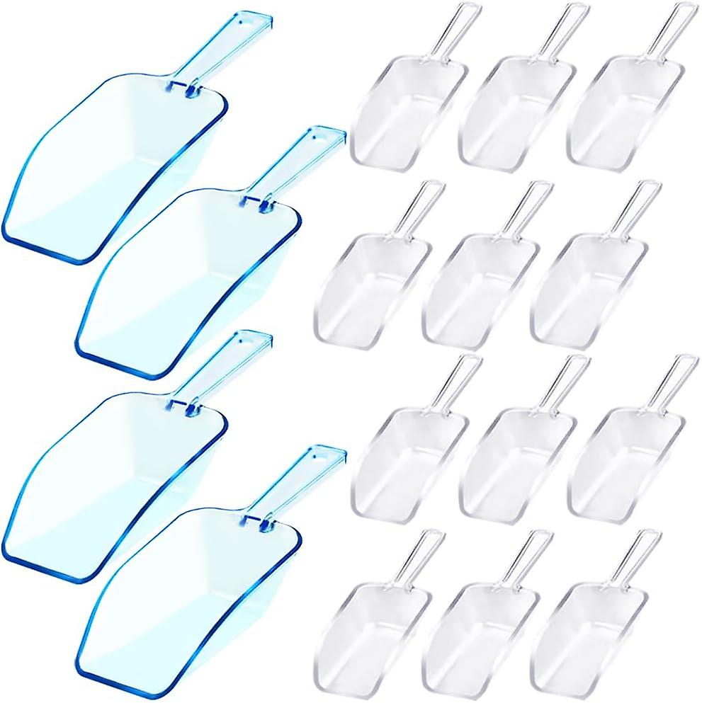Plastic Kitchen Scoop Set, 16 Pcs - Multi-purpose Scoops For Various Uses