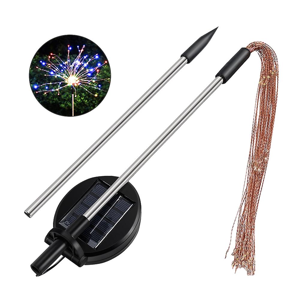Solar Garden Light Lawn Light Firework Light Solar Powered String Light Waterproof 2 Lighting Modes 