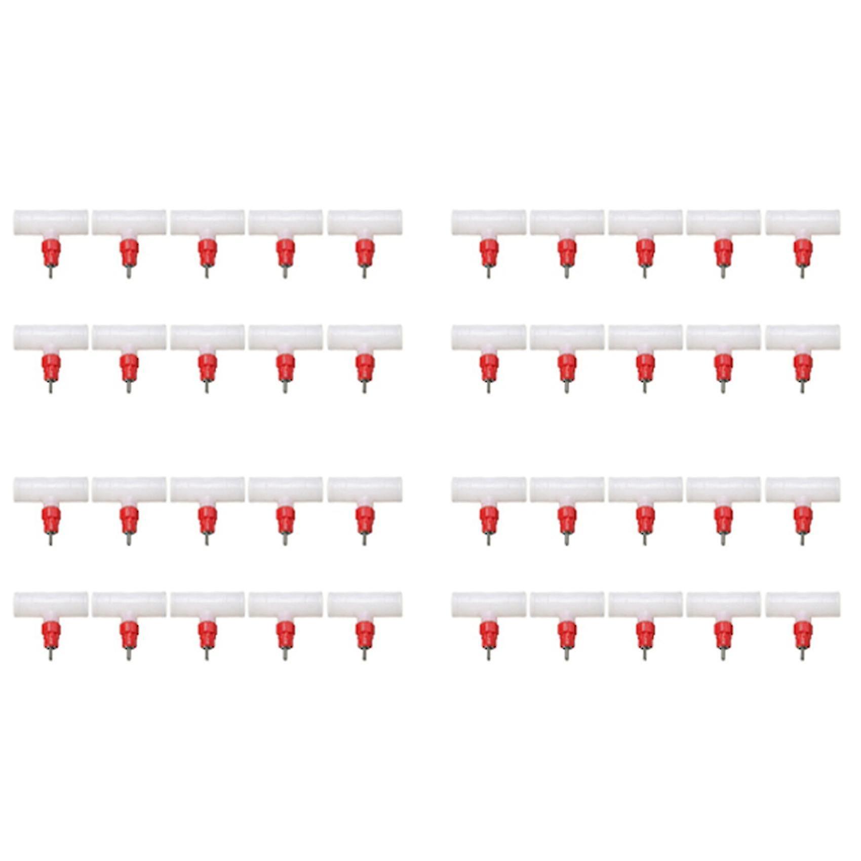 Kit de bebedouros automáticos para aves, conjunto com 60 bicos para frango