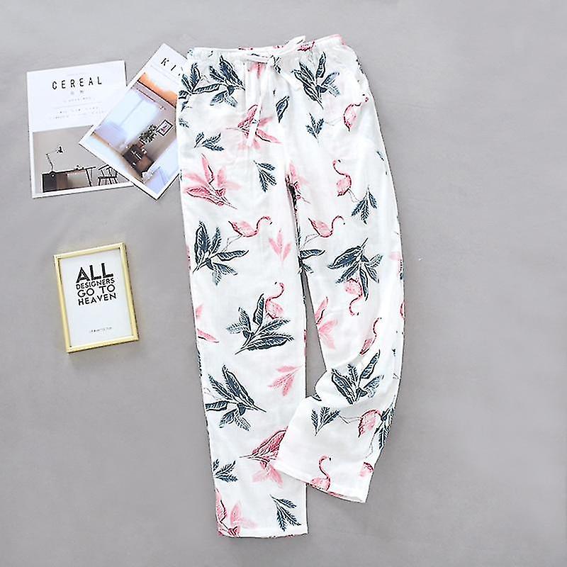 Loungewear Double Layer Thin Loose Pajama Pants's