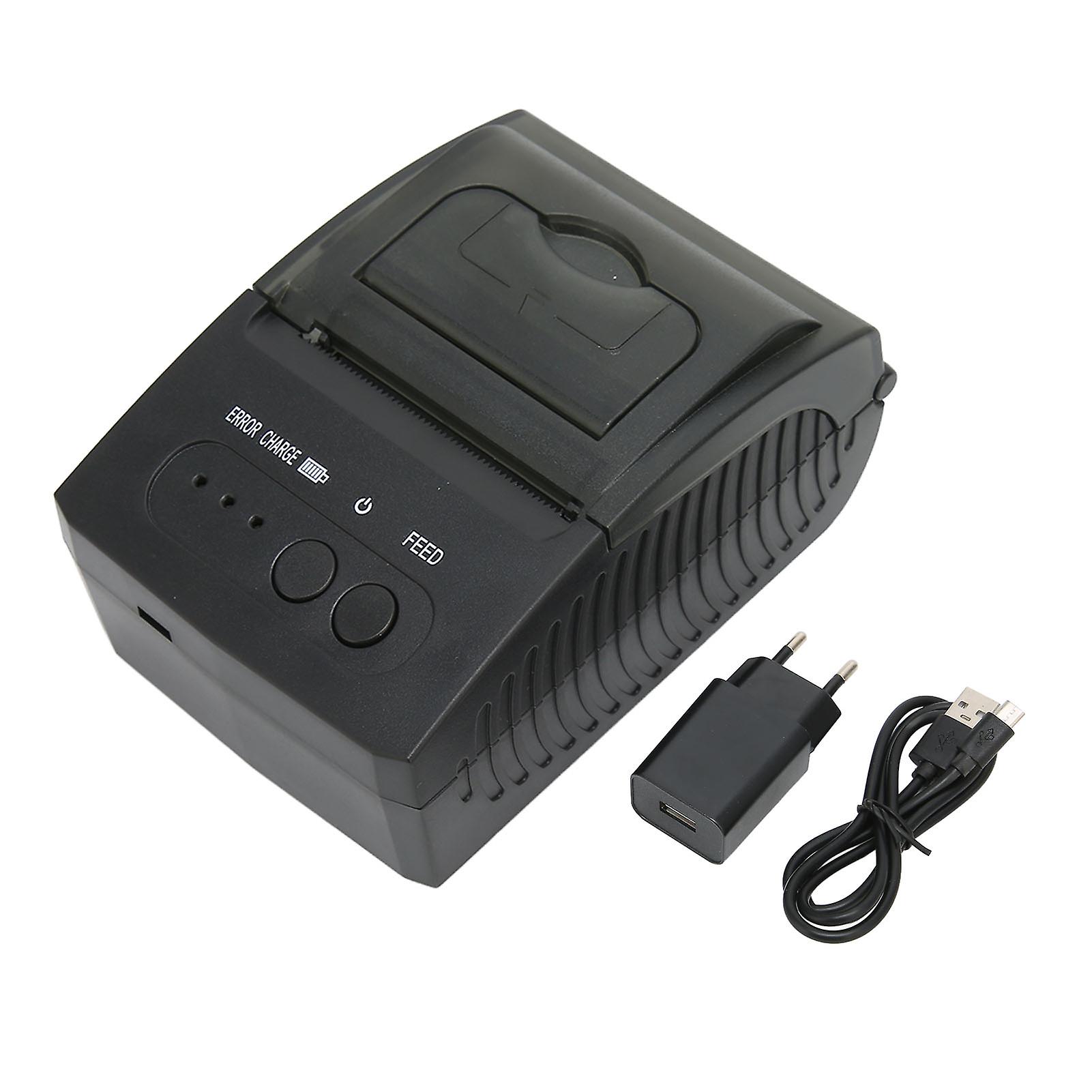 Compact Thermal Printer USB 5V 1A with Wireless Connection, 48mm/s, ABS Material
