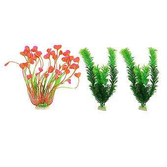 Aquarium Plants Decoration Artificial Lifelike Beautiful Fish Tank Plants Ornament for Underwater