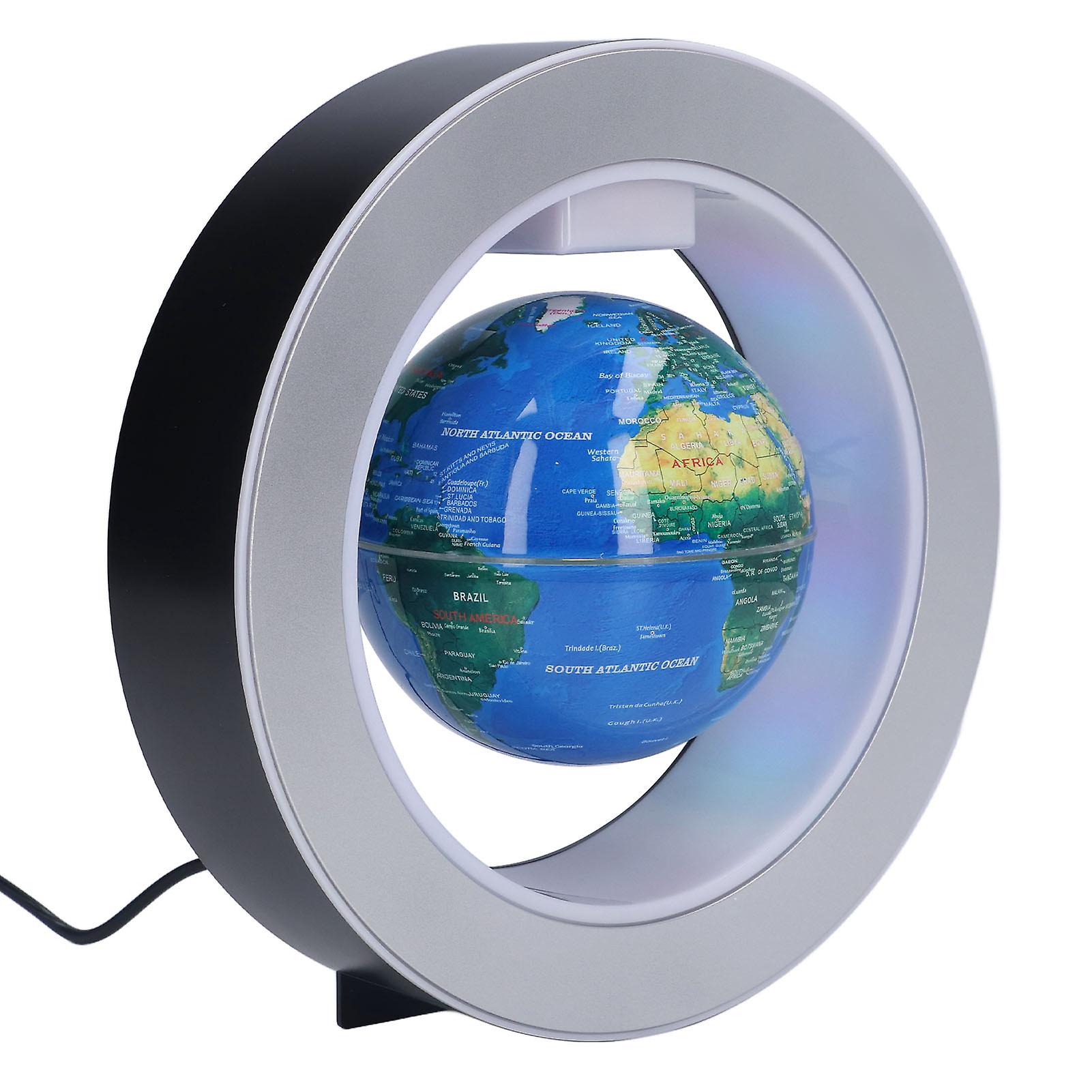 Floating Magnetic Levitating Globe 10cm with 21.8x21.8x5cm Stand US Plug