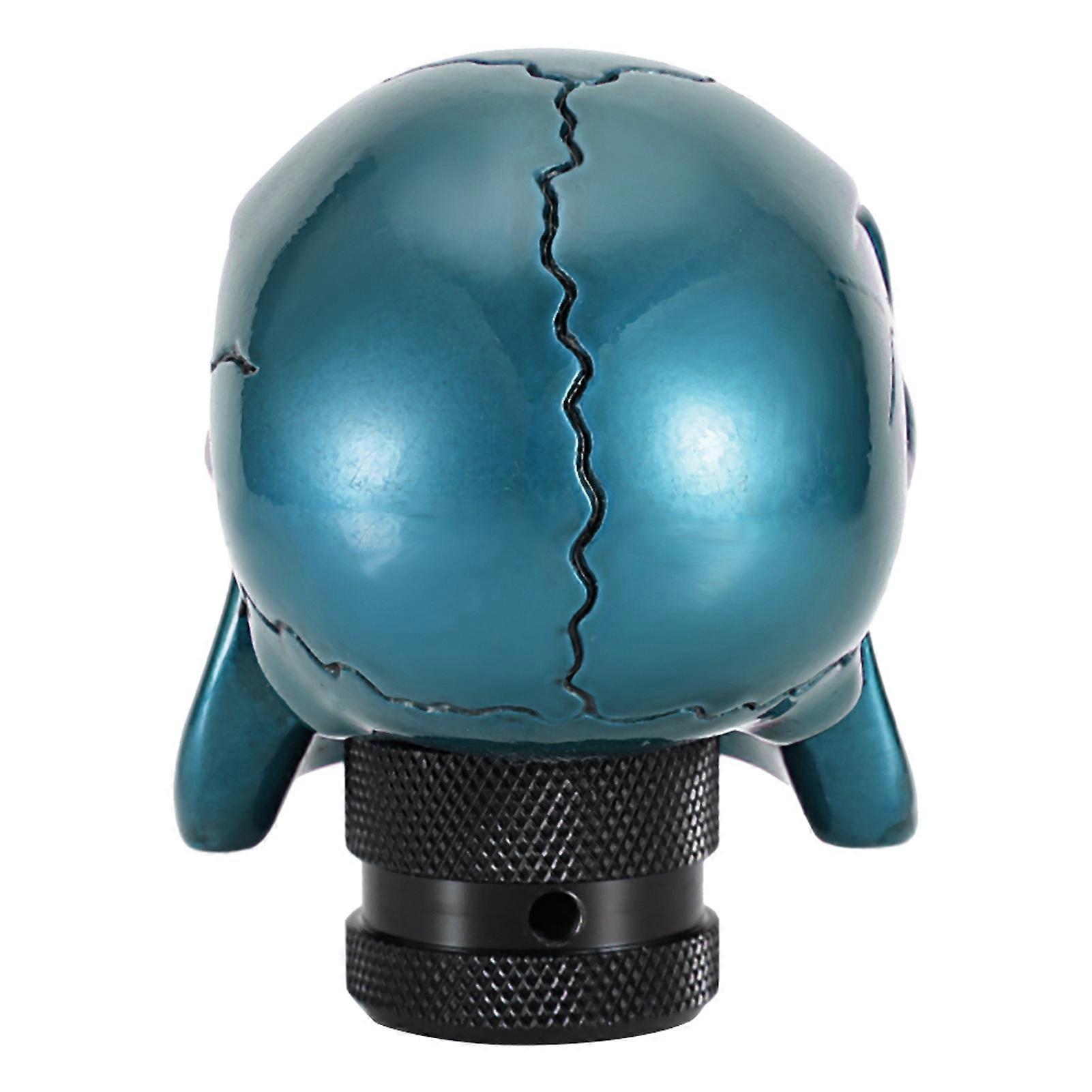 Universal Skull Modified Gear Shift Knob Cyan