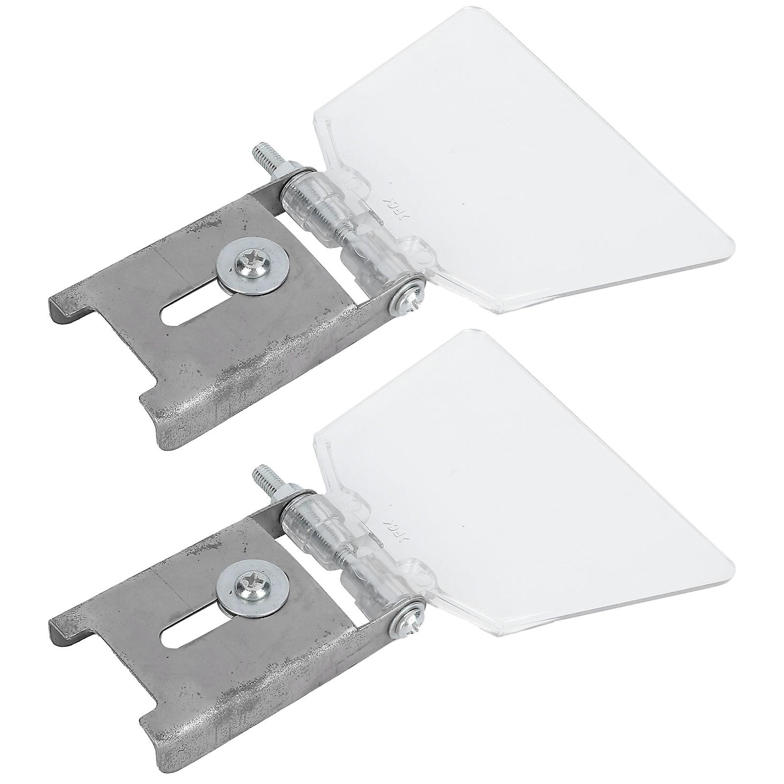 Qukaim Grinder Tool Shield 2Pcs Bench Grinder Eyeshield, 304 Stainless Steel Tool Shield Attachment, Angle Grinder Safety Cover, Grinder Wheel