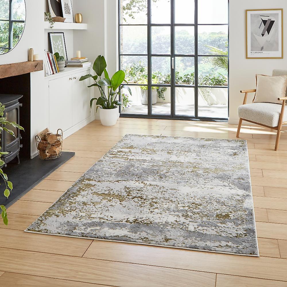 Artemis B9289A Gold  Rectangle Rugs Modern Rugs