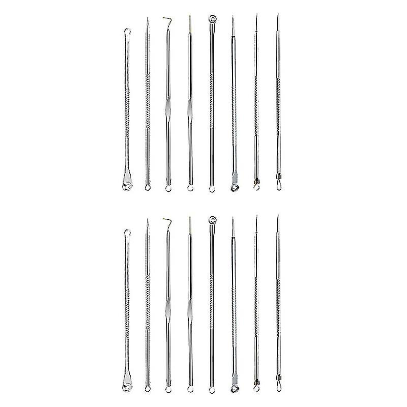 2set Stainless Steel Acne Needle