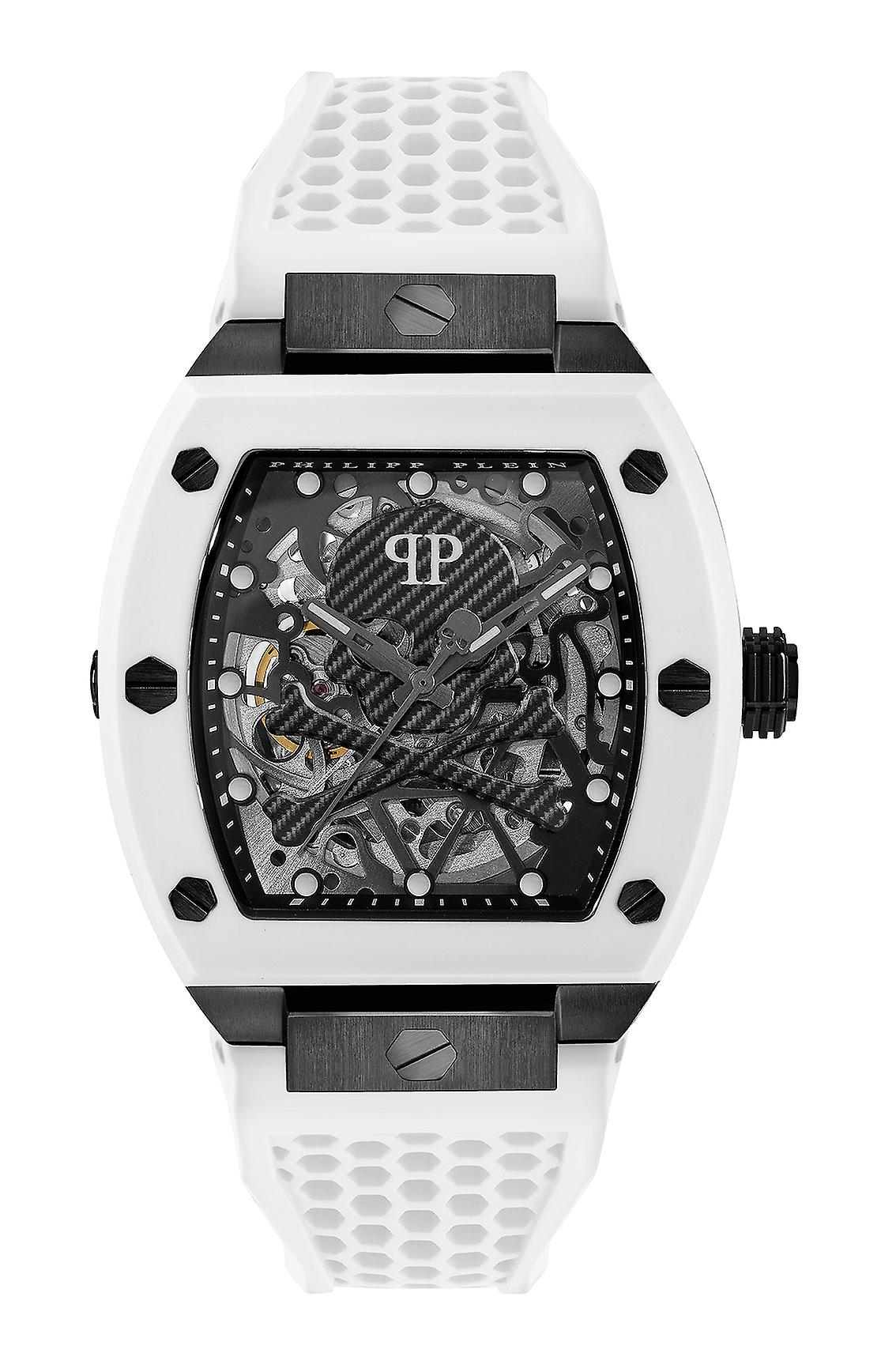 Philipp Plein Men's Watch Automatic THE $KELETON PWBAA2424 Silicone