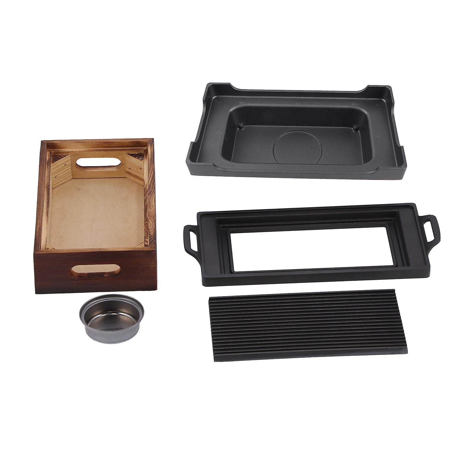 Multi-Function Smokeless BBQ Grill Pan Non-Stick Barbecue Plate Baking Tray for Even Cooking and Easy Cleaning