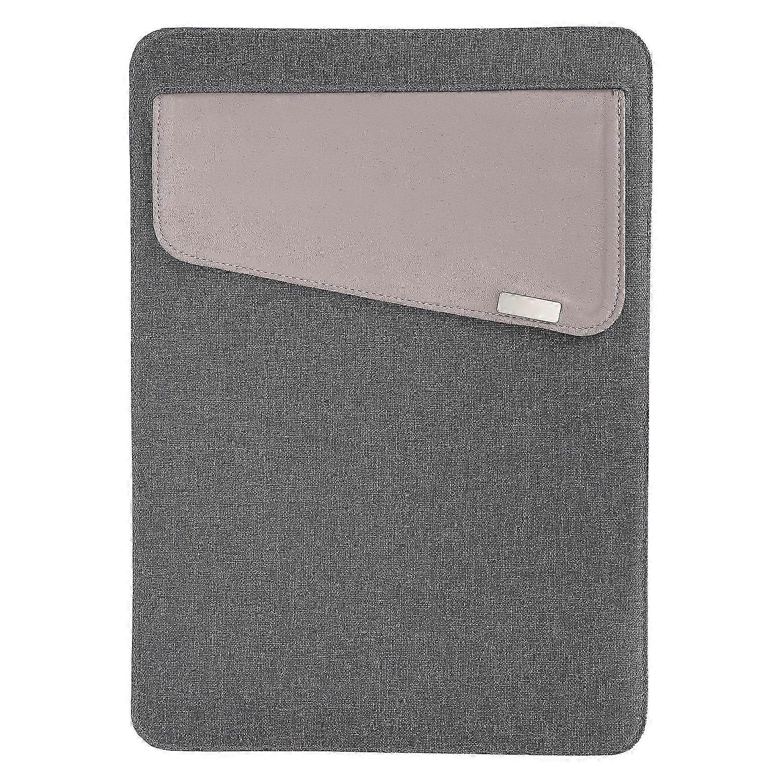 Computer Sleeve Gray Anti‑Slip Cloth Protective Laptop Case for MacBook Pro/ MacBook Air 3 Storage