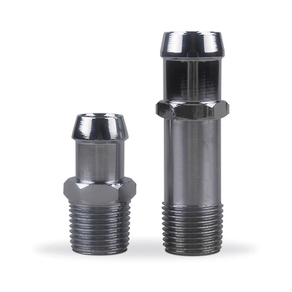 Water Pump Heater Hose Nipple Fitting Block 2 Piece Set For Sbc Bbc Chevy
