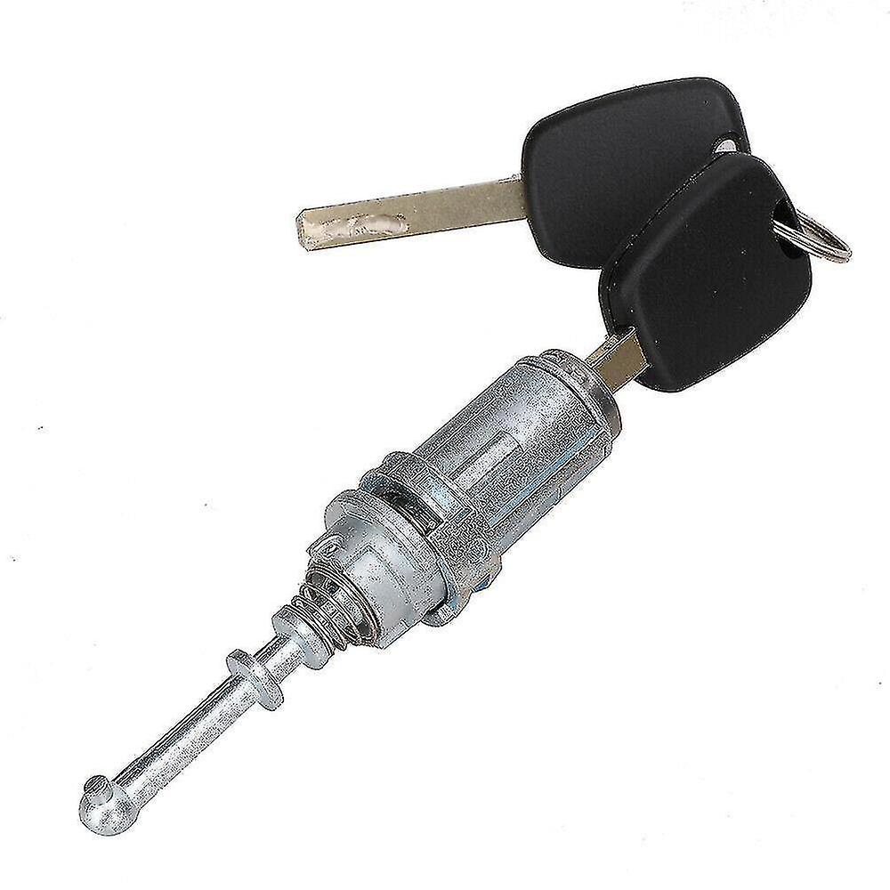 For Citroen C2 C3 9170.t9 Car Left Door Lock Cylinder Locks Accessories With 2 Keys Replacement Lock