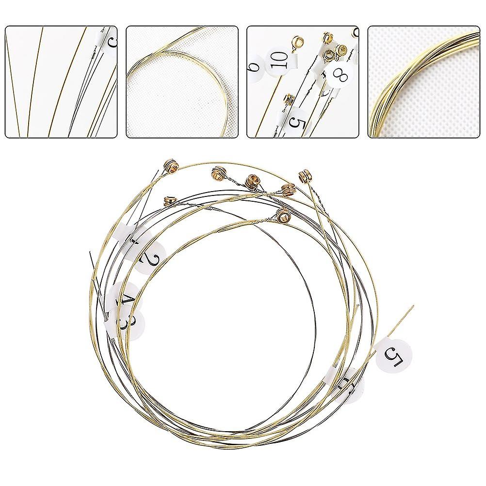 10 Pcs Lyre Changing String Lyre Accessories Metal Lyre String Useful Lyre Strings