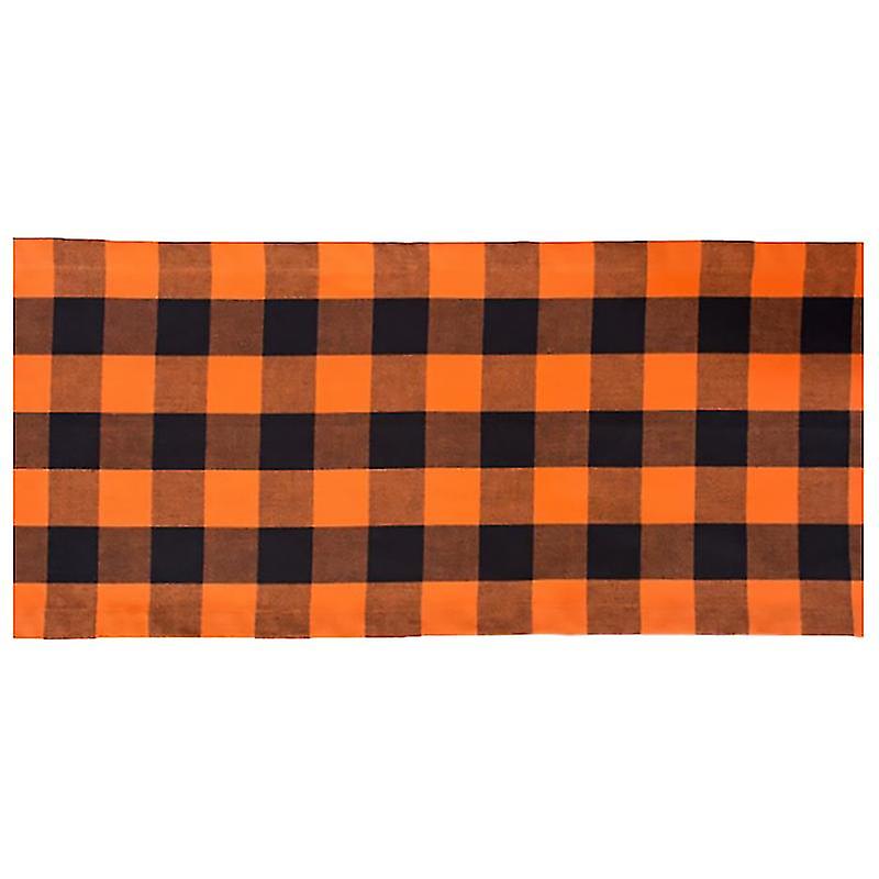1pcs Halloween Plaid Table Cover