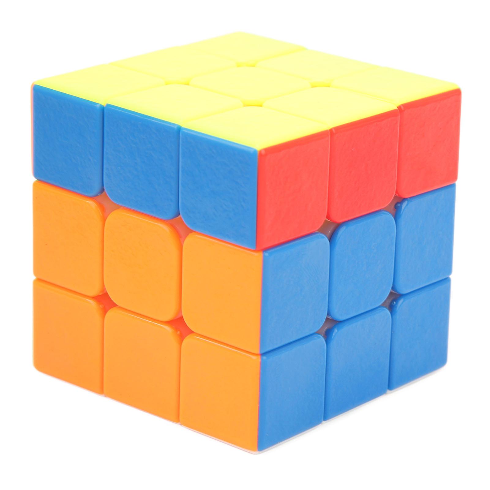 3x3x3 Speed Puzzle Toy Colorful Magnetic 3x3 Smoothness Scratch Proof Speed Puzzle Toy for Kids Adult