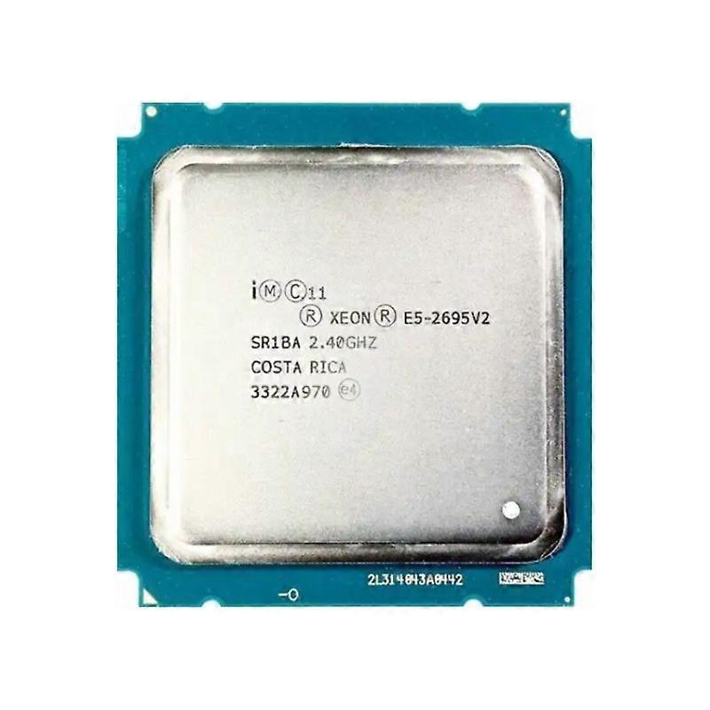 Xeon E5-2695V2 CPU - Socket LGA 2011 12 Cores 24 Threads 2.4GHz 30MB L3 Cache 115W.