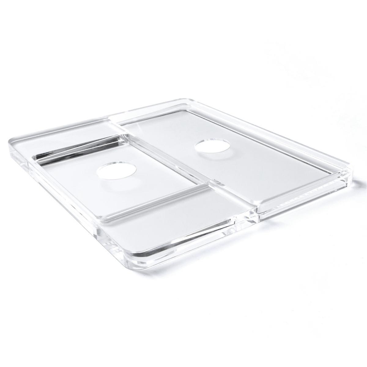 Keyboard Wrist Rest for 2023 Magic Trackpad 2/3 Keyboard Acrylic Stand Station Transparent Crystal Pad Bracket