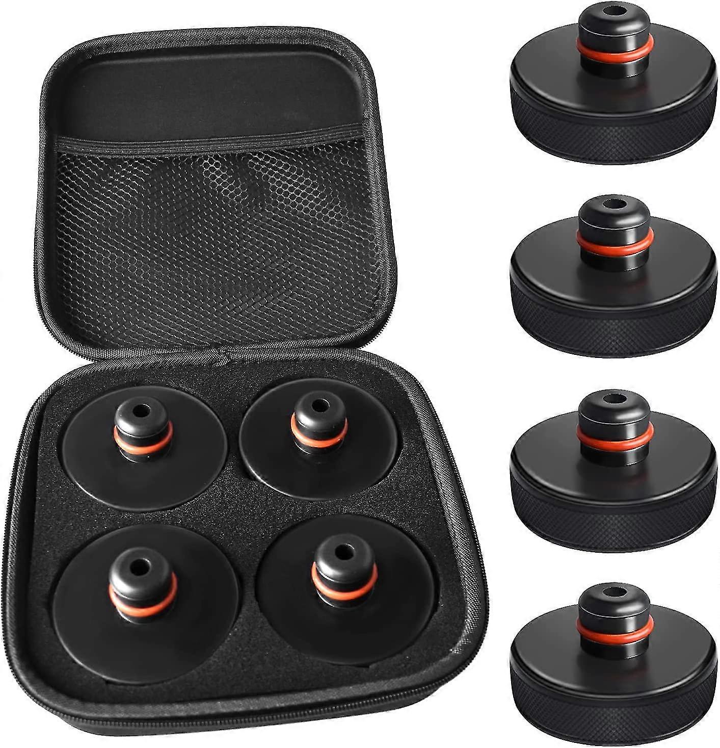 テスラモデル3 / s / x / y用リフティングジャックパッド、収納ケース付き4パック、テスラ車用アクセサリー