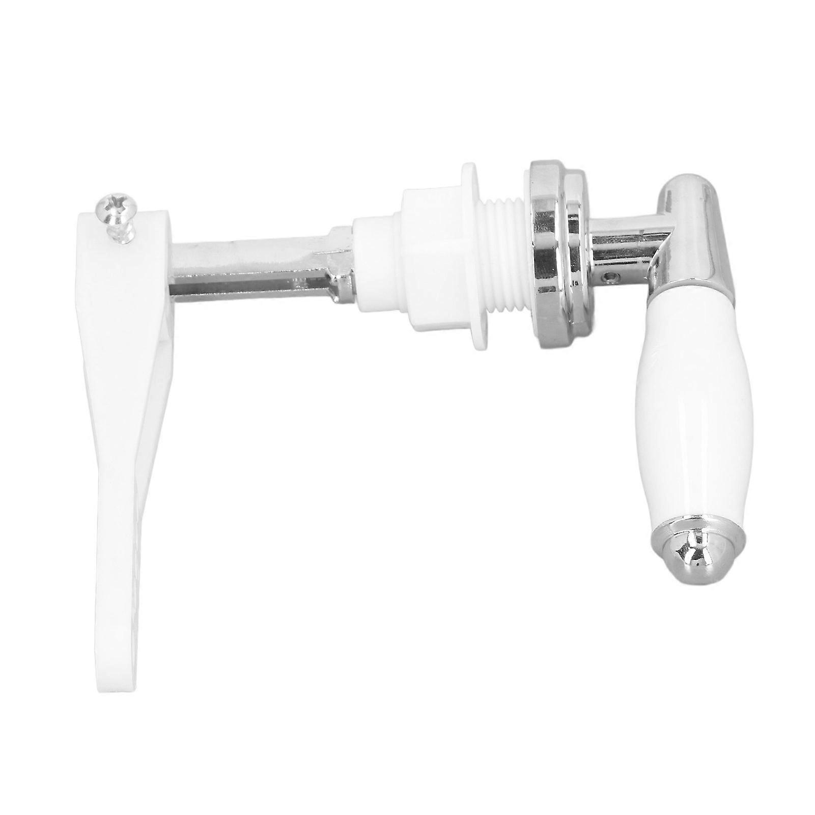 Toilet Tank Flush Lever Handle Side Mounted Bathroom Toilet Cistern Flush Handle Replacement
