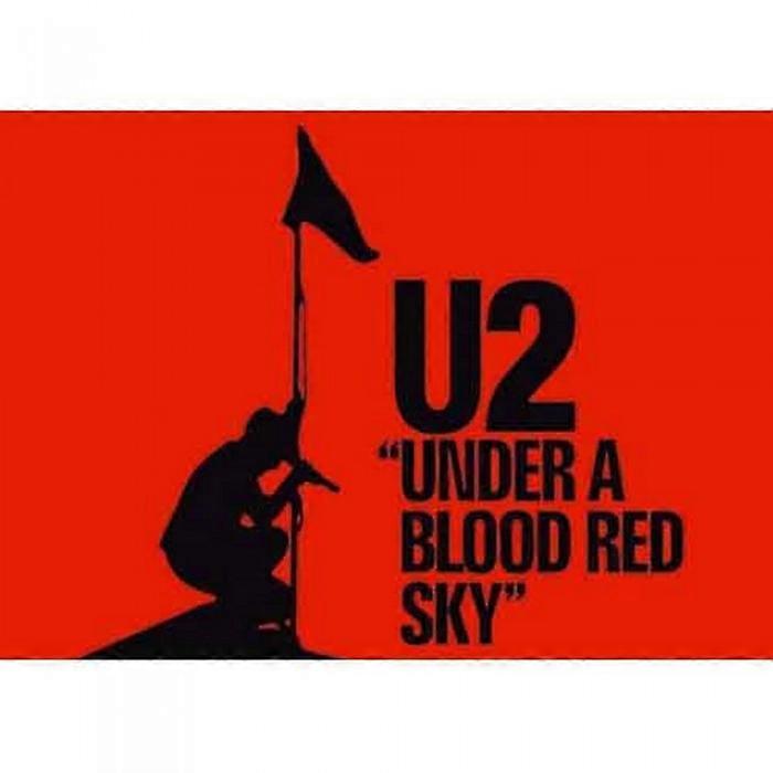 U2 Under A Blood Red Sky Postcard