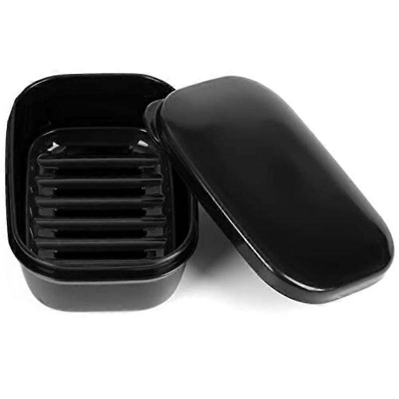 Leakproof Travel Soap Container with Lid - Portable Rectangle Soap Dish for Camping, Gym, and Travel - Essential Travel Accessory