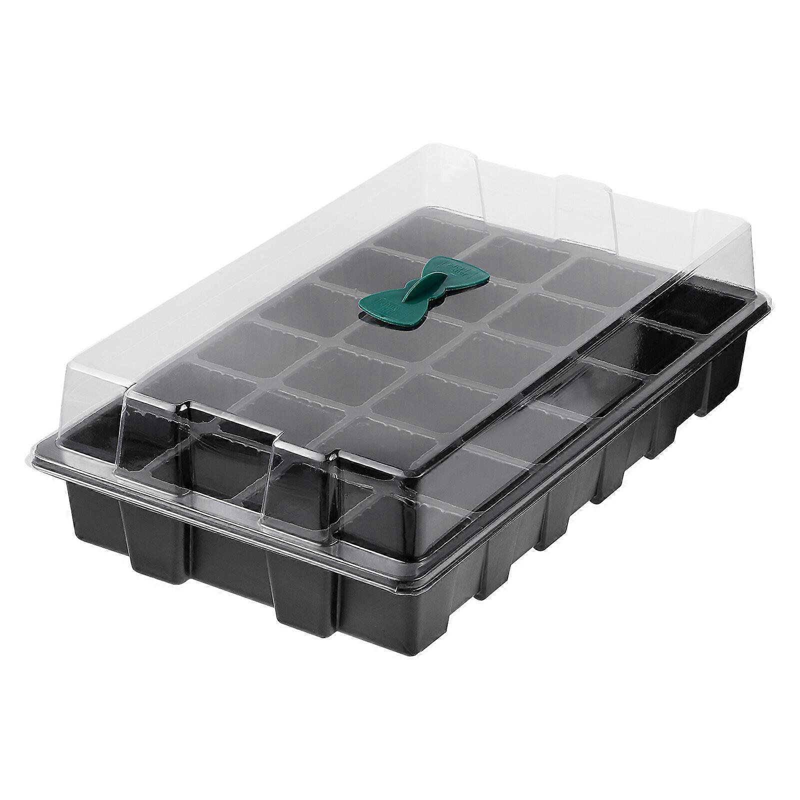 Yarnow 3pcs Trays Starter 24 Cells Propagation Kit with Air Holes
