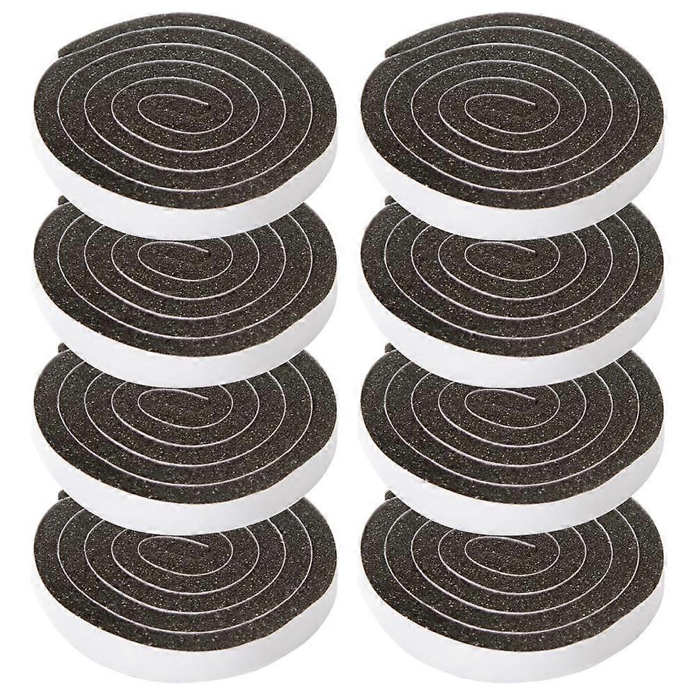 8 pcs Adhesive Foam Weather Stripping , Thick Window Air Conditioner Sealer Open Cell High Resilience
