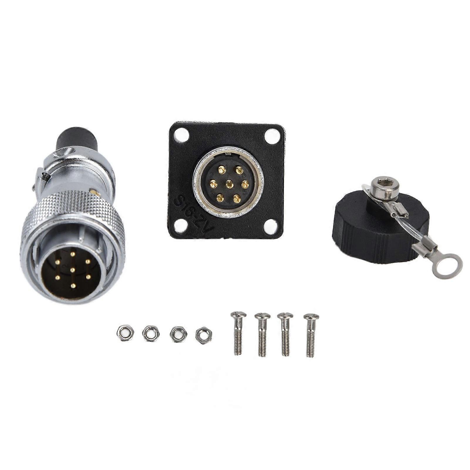 400V WS16 Aviation Plug Socket Connector Stable Electrical Performance Waterproof Power Connector