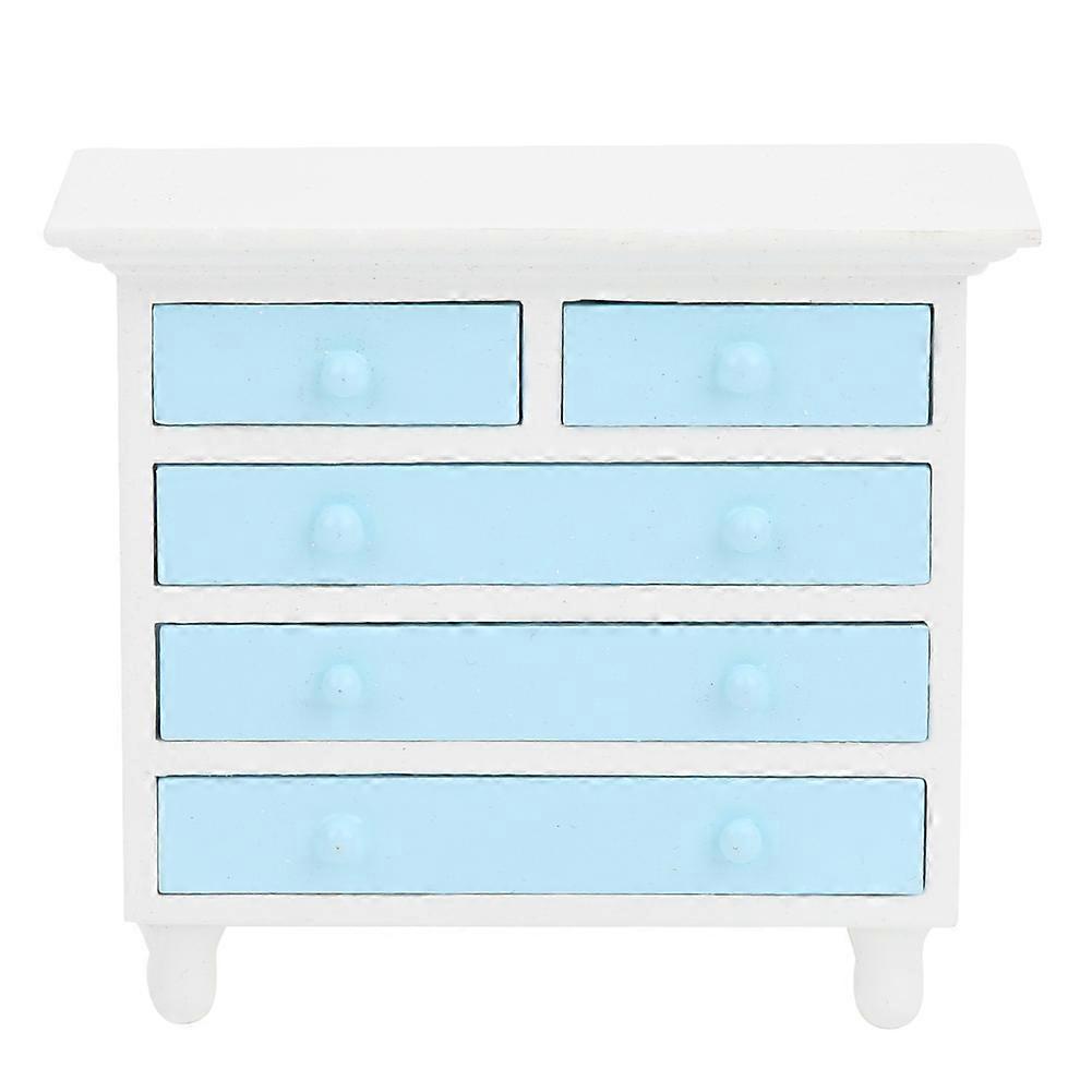 Dollhouse 1:12 Scale Miniature Furniture Table Drawer Cabinet Decoration