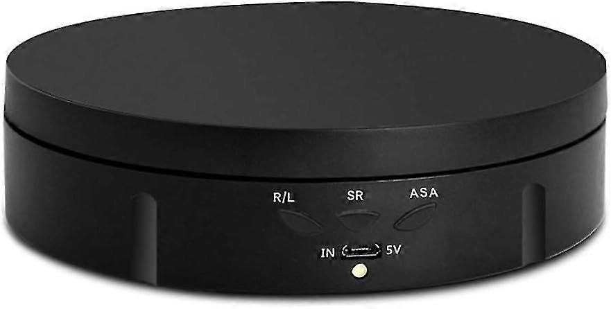 حامل شاشة دوار بمحرك، حامل عرض دوار بزاوية 360 درجة، 3 سرعات، 3 زوايا عرض