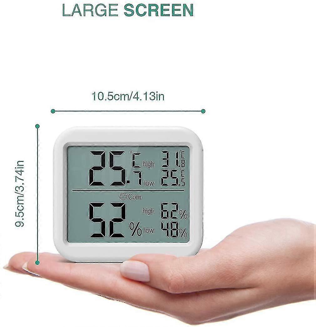Digital Thermo Hygrometer, Large Indoor Lcd Thermometer