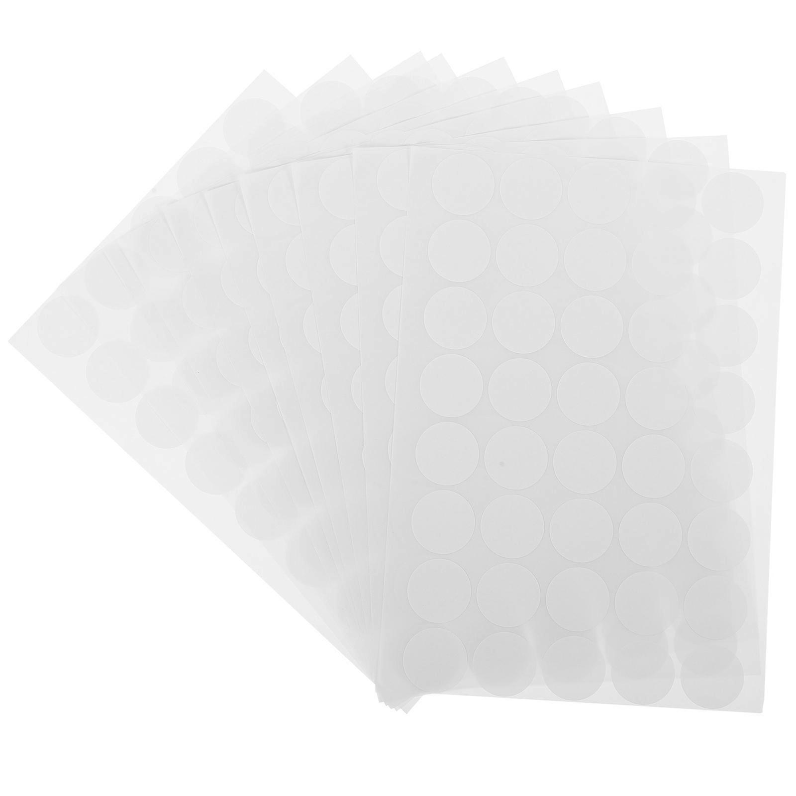 10 Sheets of Adhesive Round Stickers Sealing Circle Label Stickers Round Label Stickers