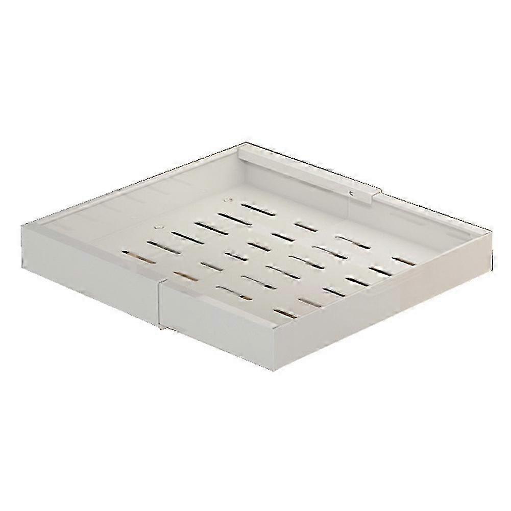 Pull-Out Cabinet Rack Kitchen Organization & Storage Non-Nail Sticker or Drill Hole with Expandable Width